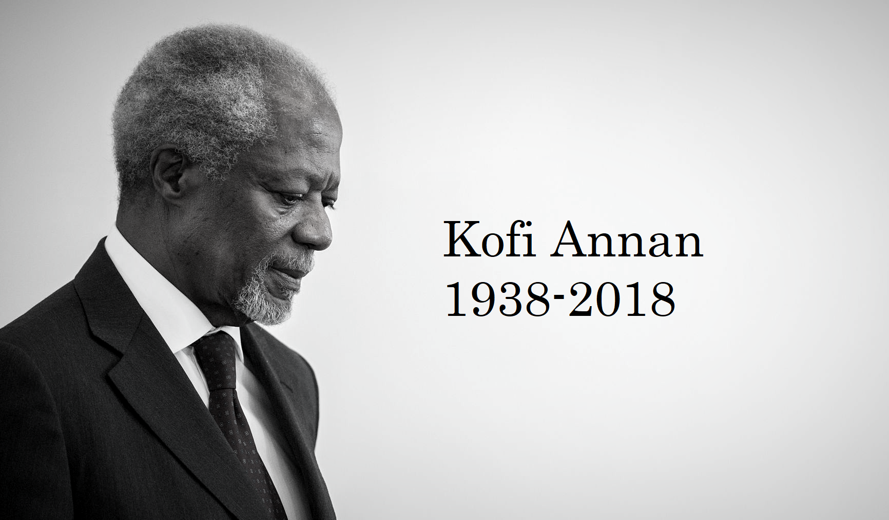 FW: Kofi Annan (1938-2018)